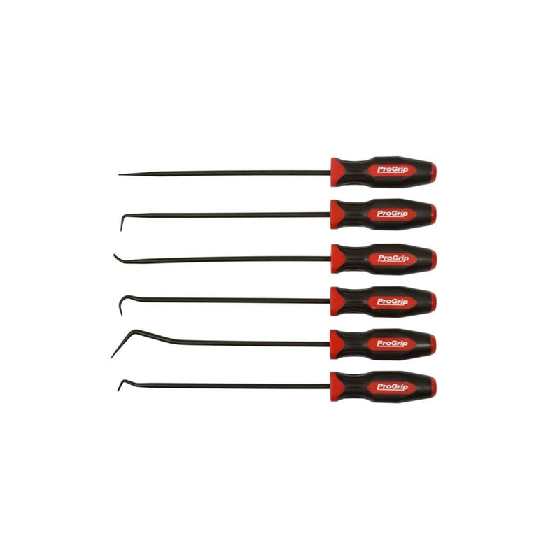 Mayhew 13095 6-Pc Progrip Long Pick Set - Pelican Power Tool