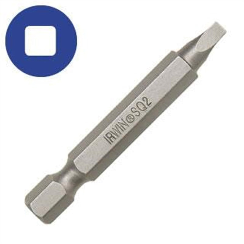 Irwin Industrial IWAF22SQ22 Sqaure Recess Power Bit No. 2 X 1-15/16 In. - Pelican Power Tool