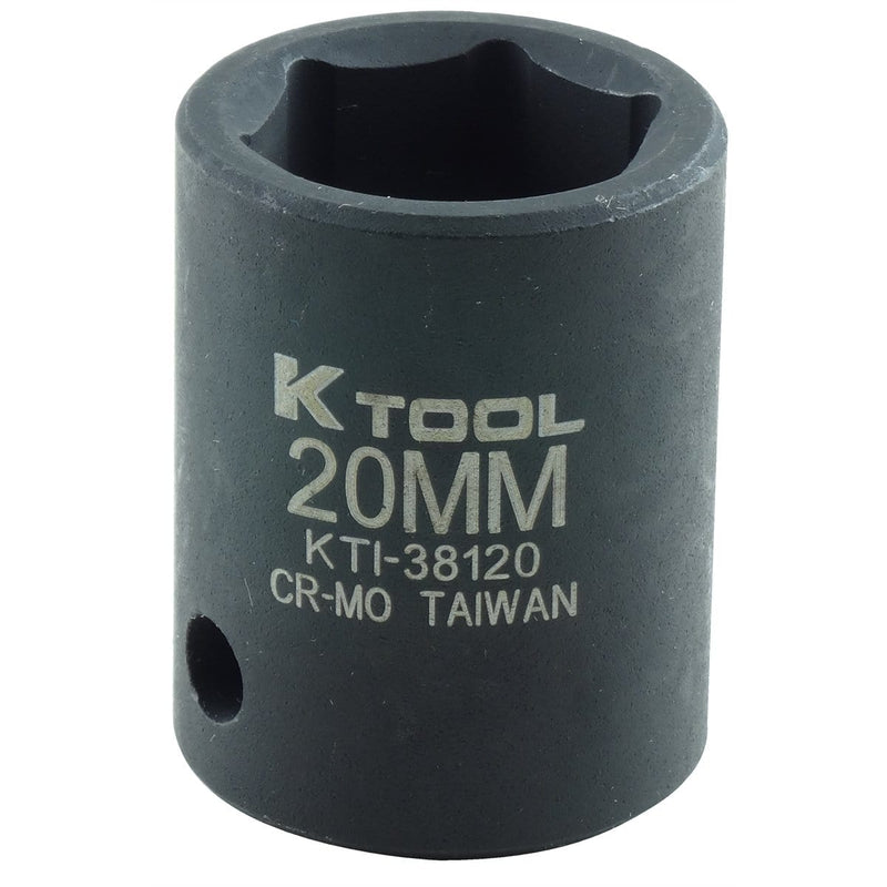 K Tool International KTI-38120 Soc 20Mm 1/2D Imp 6Pt - Pelican Power Tool