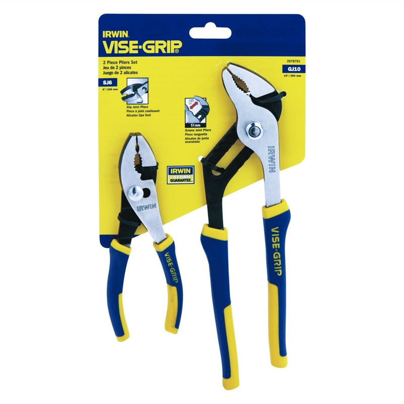 Vise Grip 2078701 2Pc Propliers Set 6In Slip & 10In Groove Joint - Pelican Power Tool