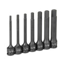 Grey Pneumatic 1247H 3/8" Dr. 7 Pc.  4" Length Fractional Hex Driver Set - Pelican Power Tool