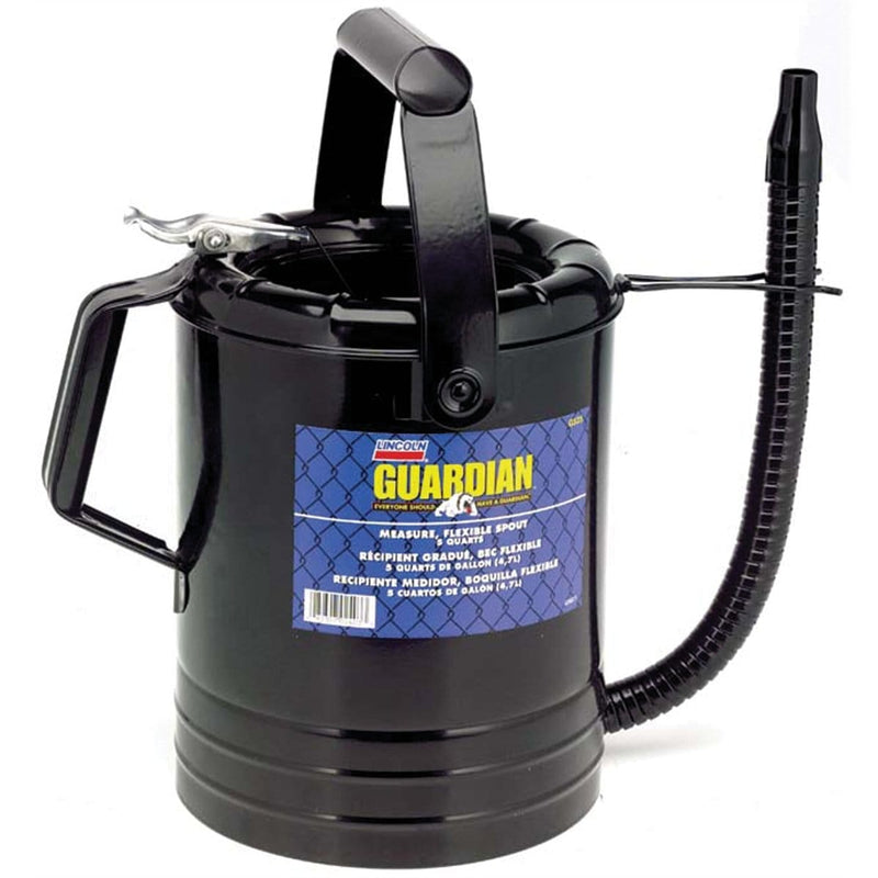 Lincoln Lubrication G528 Measure Liquid 8 Qt. Painted Steel Flexible Spout - Pelican Power Tool