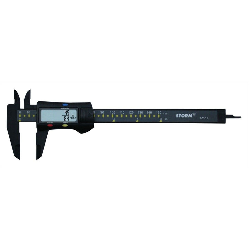 Central Tools 3C351 Carbon Fiber Digital Caliper - Pelican Power Tool