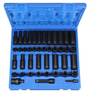 Grey Pneumatic 1243RD 3/8" Drive 43-Piece Standard/Deep SAE/Metric Set - Pelican Power Tool