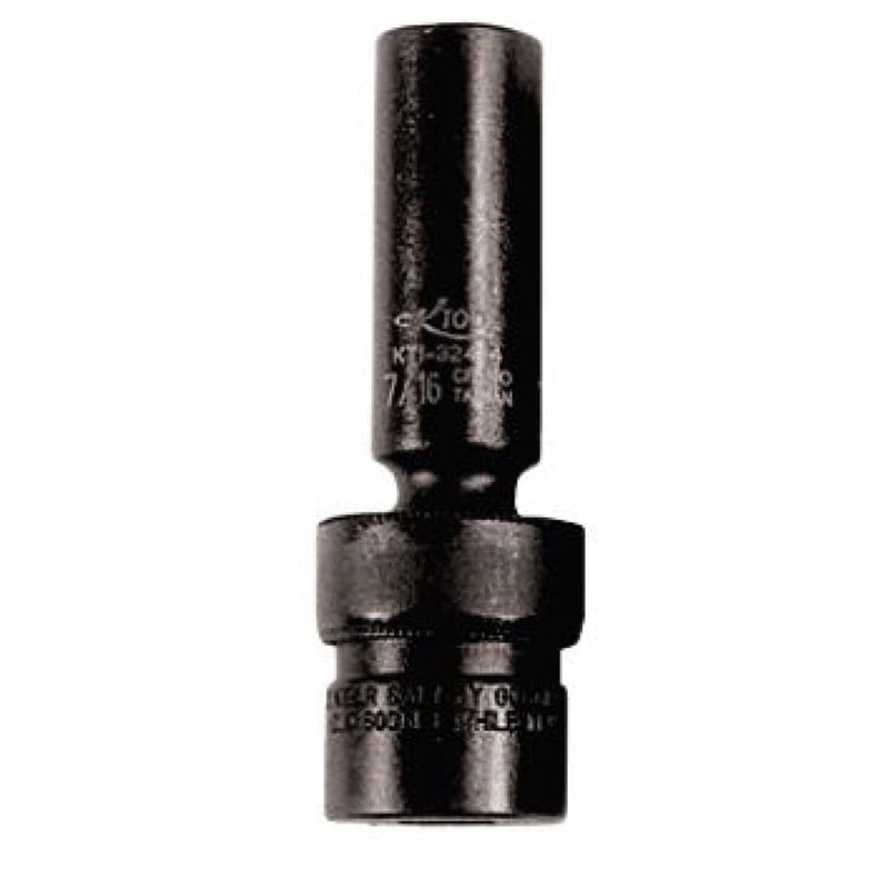 K Tool International KTI-32414 Soc Imp Flex 7/16" 3/8" Dr Deep 6 Pt - Pelican Power Tool
