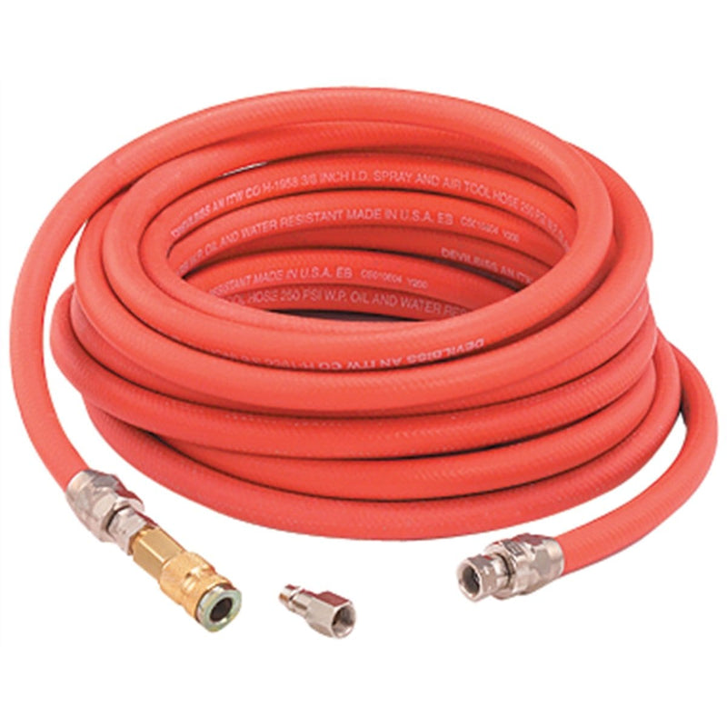 DeVilbiss 220052 3/8 In. Hvlp Air Hose Assembly, 35 Ft. - Pelican Power Tool