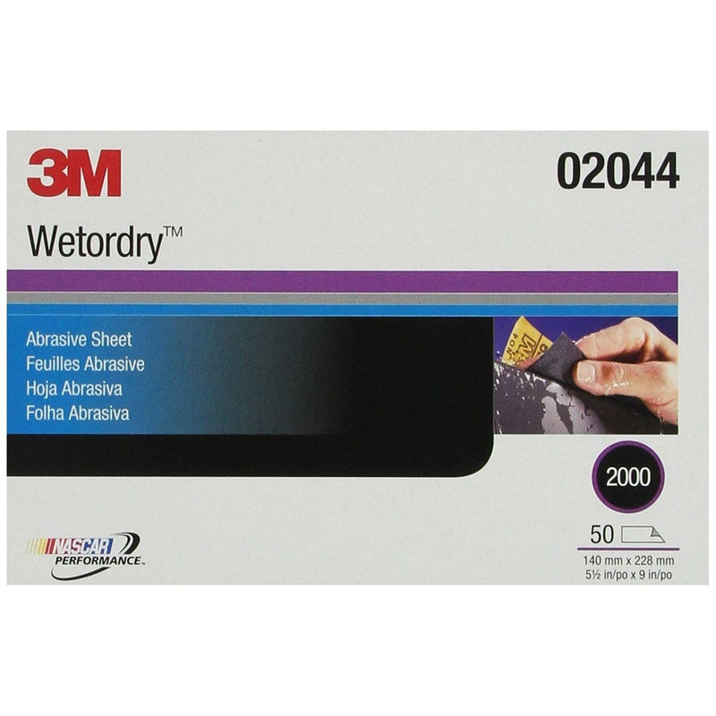 3M 2044 Paper Sand Imp 2000 Micro Fine 5 1/2X 9 50/Sl - Pelican Power Tool