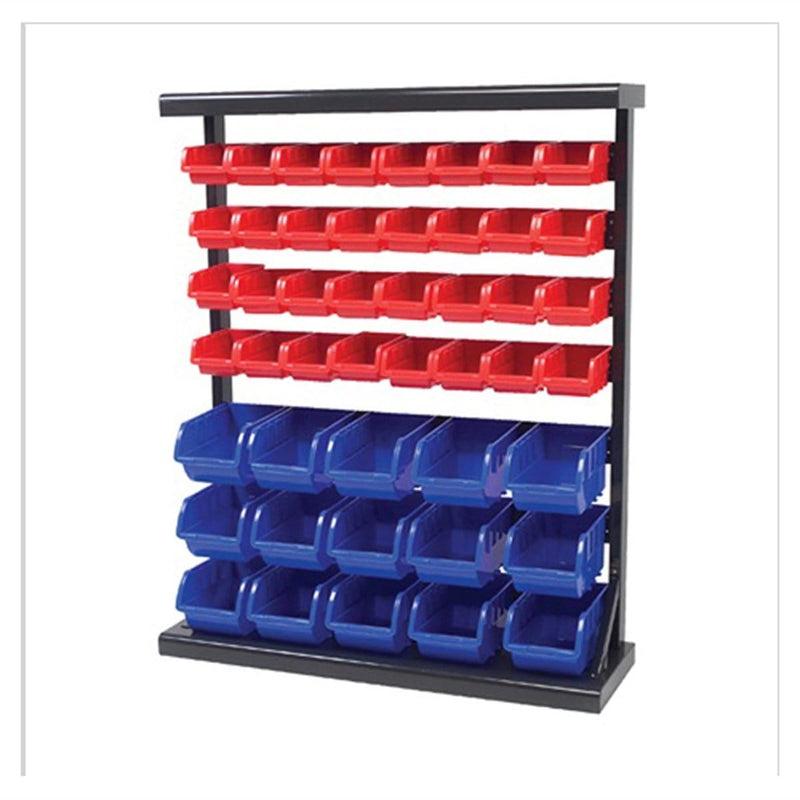 Wilmar Corp. / Performance Tool W5193 Metal Storage Rack W/Plastic Storage Bins - Pelican Power Tool