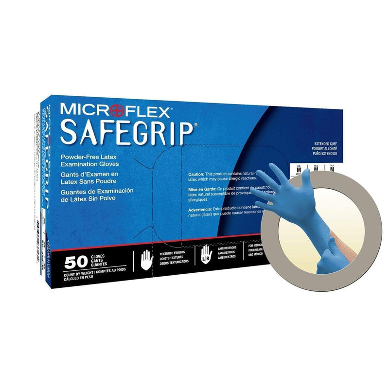 Microflex SG375M-CASE Safegrip Ec Sg-375 Latex Gloves M - Pelican Power Tool