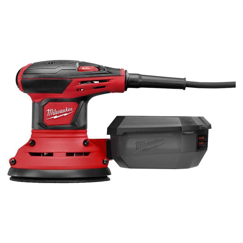 Milwaukee 6034-21 5" Corded Random Orbit Palm Sander (7,000-12,000 Opm) Bag Kit - Pelican Power Tool