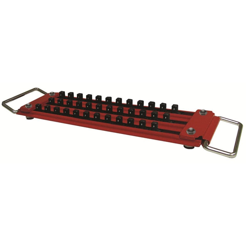 Mechanics Time Saver LASTRAY50 3 Row 1/2" Drive Lock A Socket Tray - Pelican Power Tool