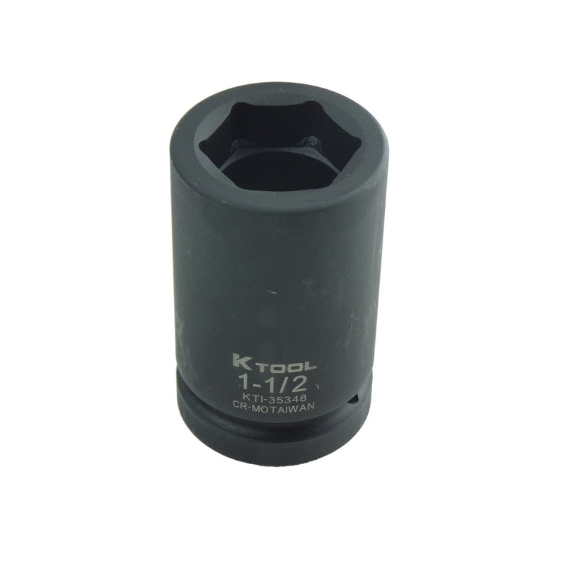 K Tool International KTI35348 Soc 1 Dr Impact 1-1/2 Deep With Inside Lip - Pelican Power Tool