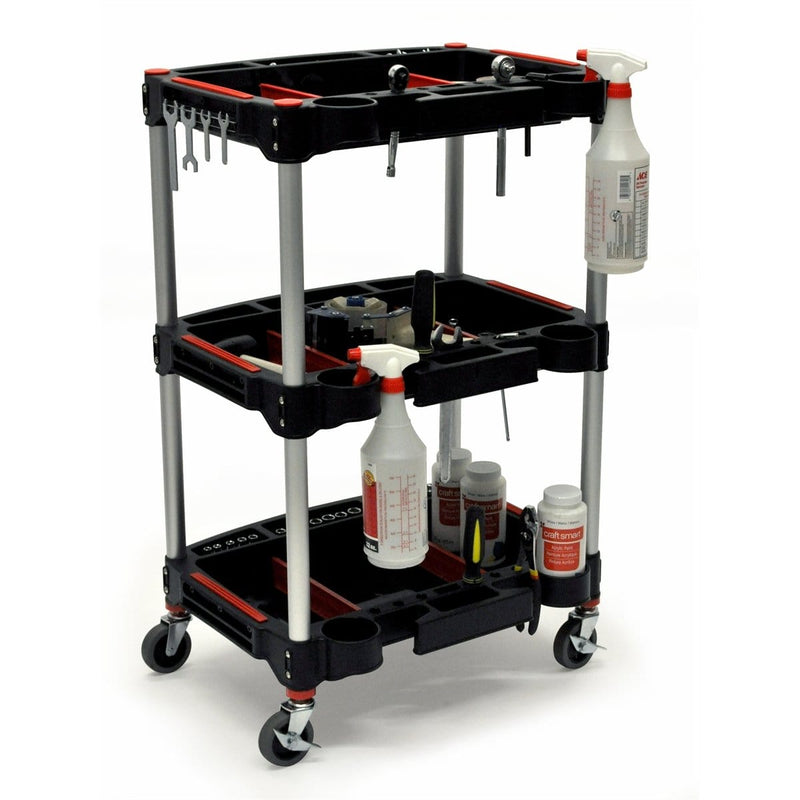 Luxor MC-3 Mechanics Three-Shelf Cart - Pelican Power Tool