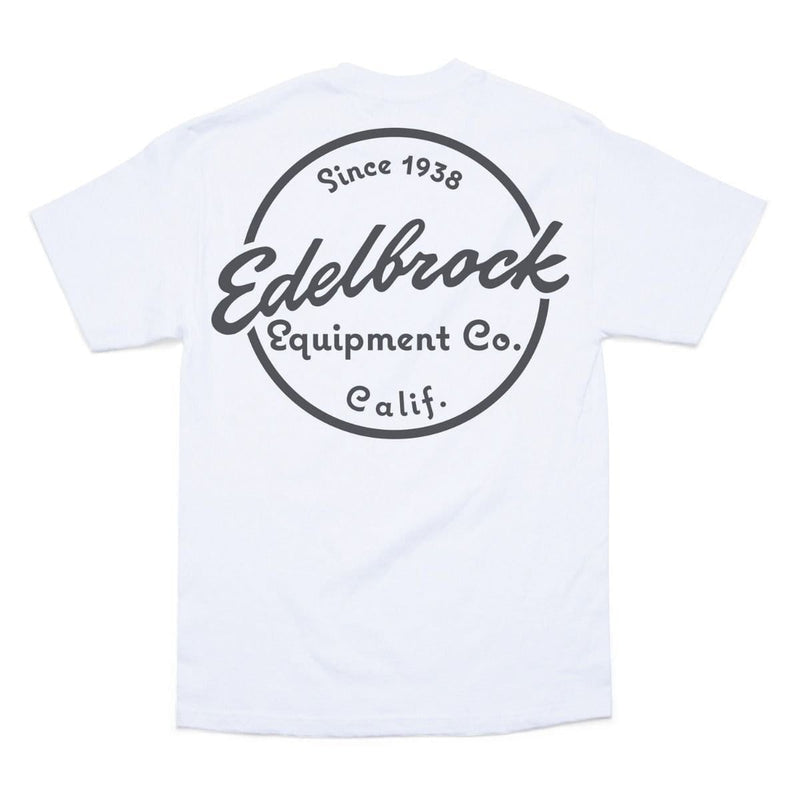 EDELBROCK 289198 Since 1938 T-Shirt White M - Pelican Power Tool