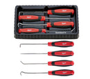 Milwaukee 48-22-9215 4-Pc All-Metal Core Comfort Grip Hook & Pick Set, Chrome Plated - Pelican Power Tool