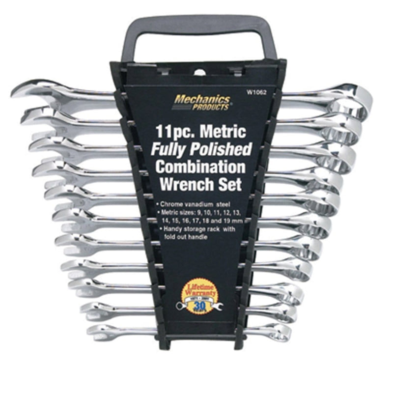 Wilmar Corp. / Performance Tool W1062 11 Pc Full Polish Wrench Set - Pelican Power Tool