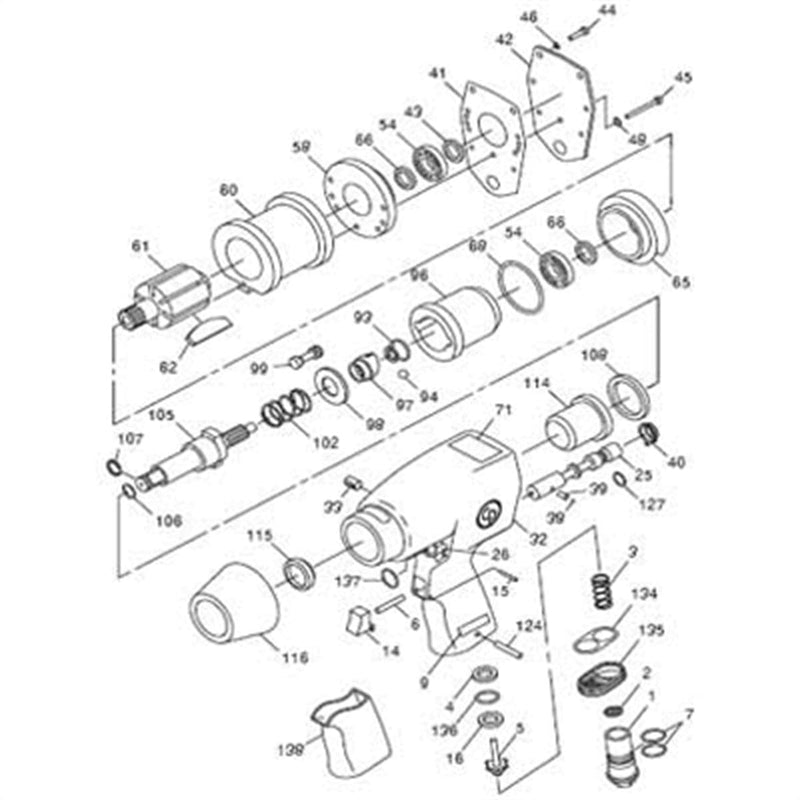 Chicago Pneumatic CA149747 Repair Kit 772H - Pelican Power Tool