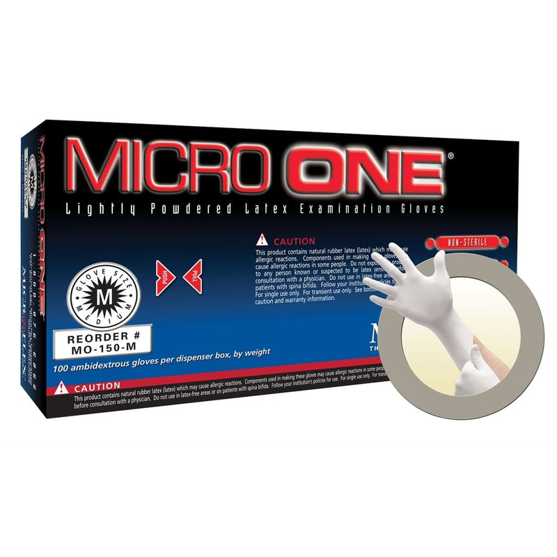 Microflex MO-150-L Micro-One Ligh Powder Latex Gloves Large - Pelican Power Tool