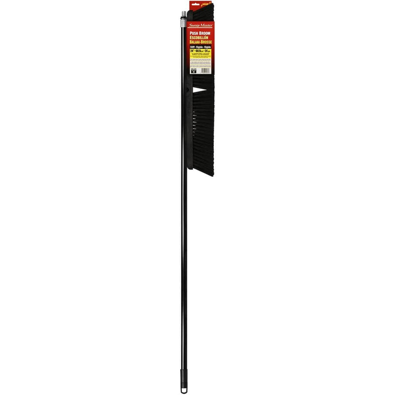 S.M. Arnold 92-270 Push Broom 24"Head-Hndl Maroon - Pelican Power Tool