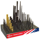 Mayhew 80247 57-Pc Punch And Chisel Display - Pelican Power Tool