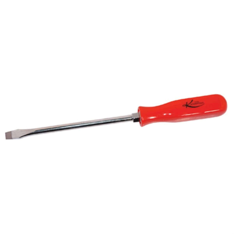 K Tool International KTI-19708 8 In. Slotted Screwdriver With Orange Handle (Ea) - Pelican Power Tool