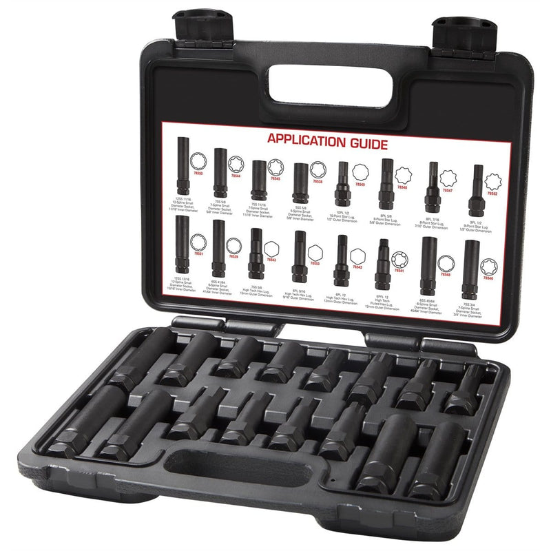 J S Products (steelman) 78537 16Pc Locking Lug Master Key Set - Pelican Power Tool