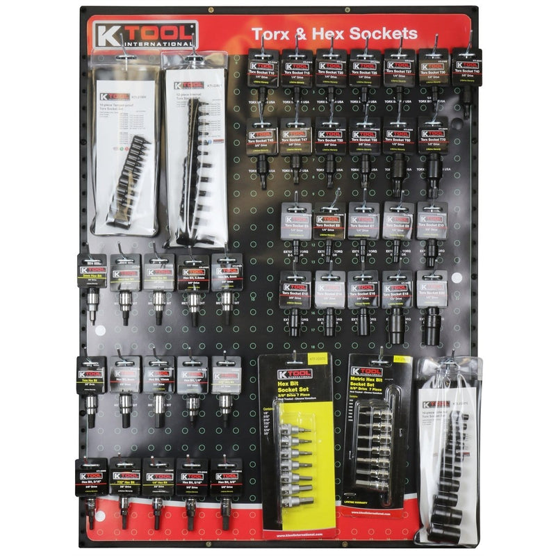 K Tool International KTI-0811 Torx Hex Socs Display - Pelican Power Tool