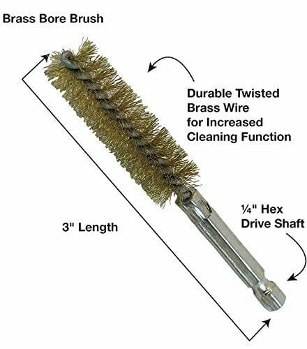 Innovative Products Of America 8081 Twisted Wire Bore Brush Set - Pelican Power Tool