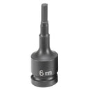 Grey Pneumatic 2906M 1/2 in. Drive x 6mm Hex Driver - Pelican Power Tool