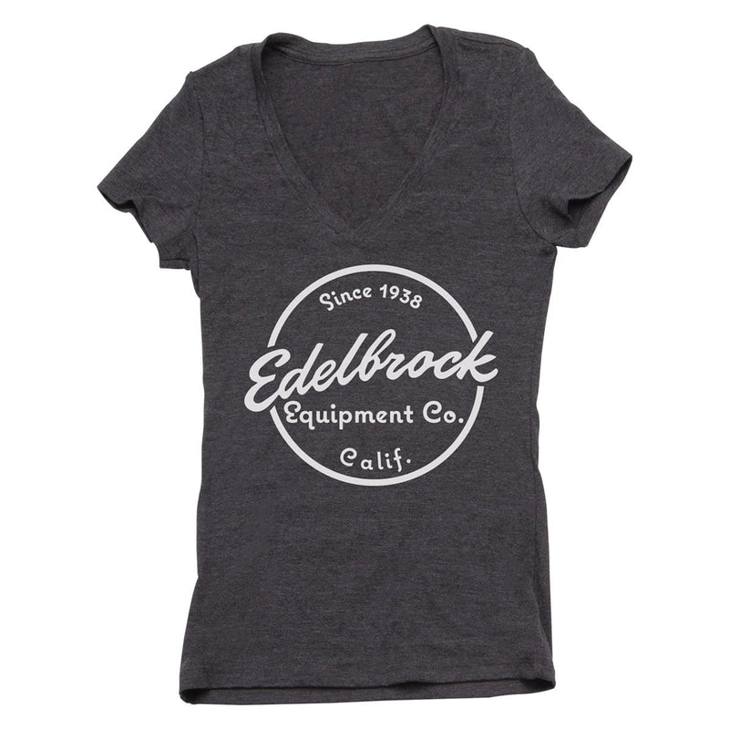 EDELBROCK 389264 Since 1938 Deep V-Neck T-Shirt Xl - Pelican Power Tool