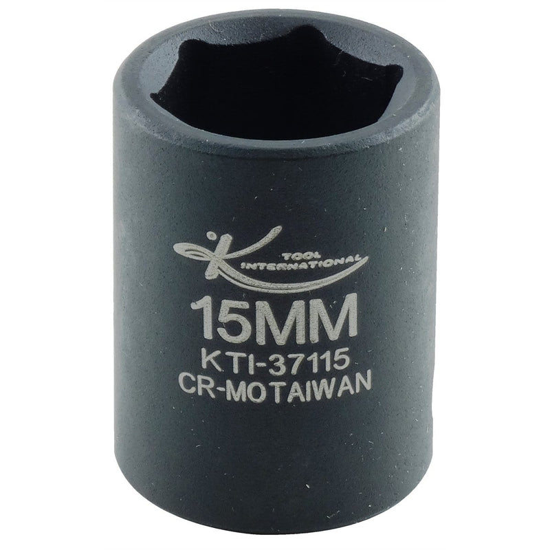 K Tool International KTI-37115 Soc 15Mm 3/8D Imp 6Pt - Pelican Power Tool