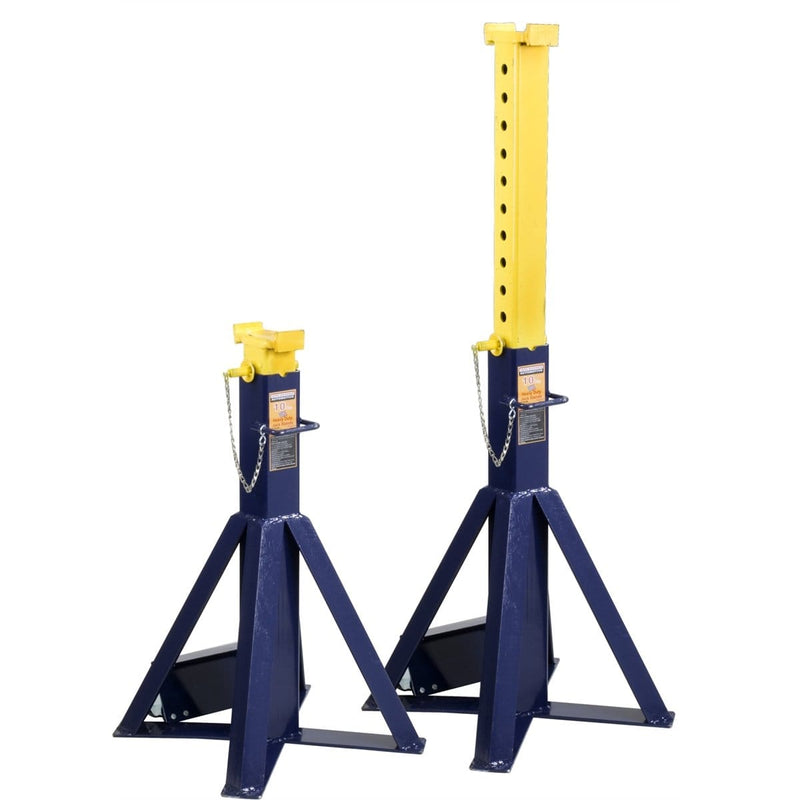 Omega HW93511 10 Ton High Reach Jack Stands - Pelican Power Tool