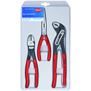 Knipex 002008S1 Plier Set 3Pc Long Nosediag Cuttalligator - Pelican Power Tool