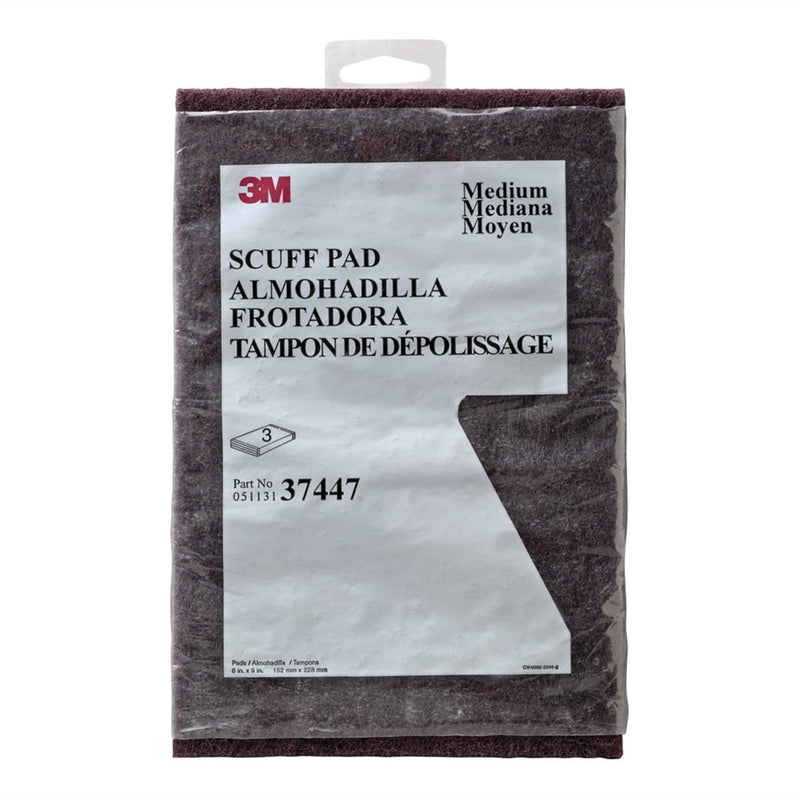 3M 37447 Pad-General Purpose Scotch-Brite Maroon 3/Bx 10/Cs - Pelican Power Tool