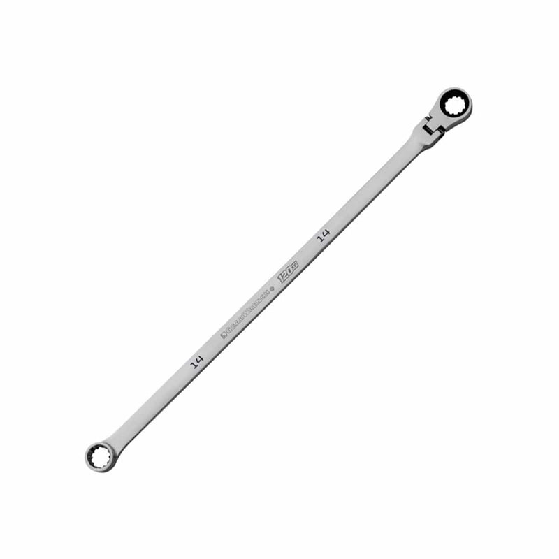GearWrench 86114 14Mm 120Xp Univ Spline Xl Gearbox Flex Rat Wr - Pelican Power Tool
