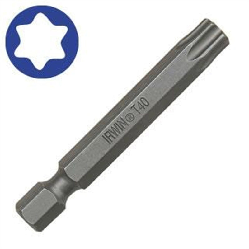 Irwin Industrial IWAF22TX27B5 Power Bit, T27 Torx, 1/4 In. Hex Shank With Groove - Pelican Power Tool