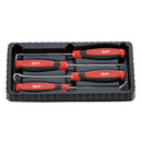 Milwaukee 48-22-9215 4-Pc All-Metal Core Comfort Grip Hook & Pick Set, Chrome Plated - Pelican Power Tool