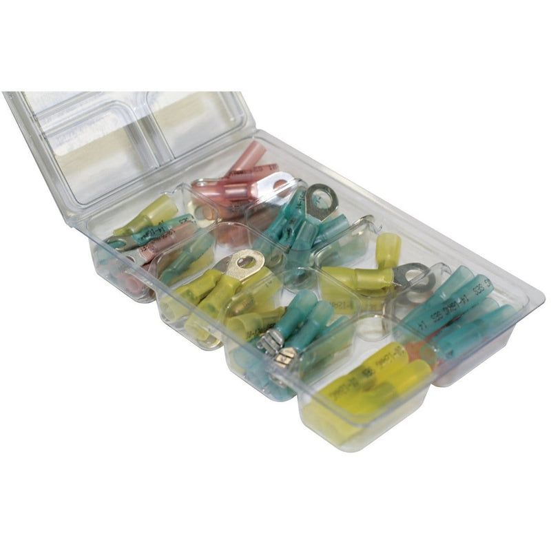 The Best Connection 6977F Heat Shrink Solder Seal Terminal Kit 60 Pcs - Pelican Power Tool