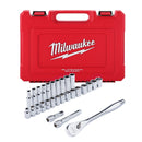 Milwaukee 48-22-9510 28 Pc 1/2" Socket Wrench Set Metric - Pelican Power Tool