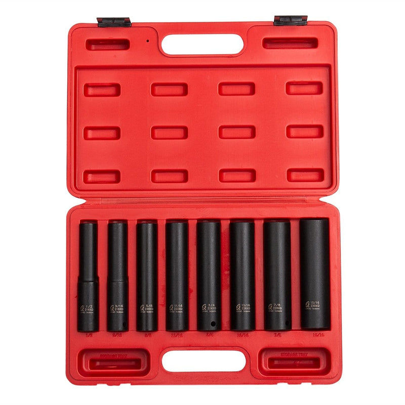 Sunex 2848 1/2 Dr Extra Extra Deep Sae 8Pc - Pelican Power Tool