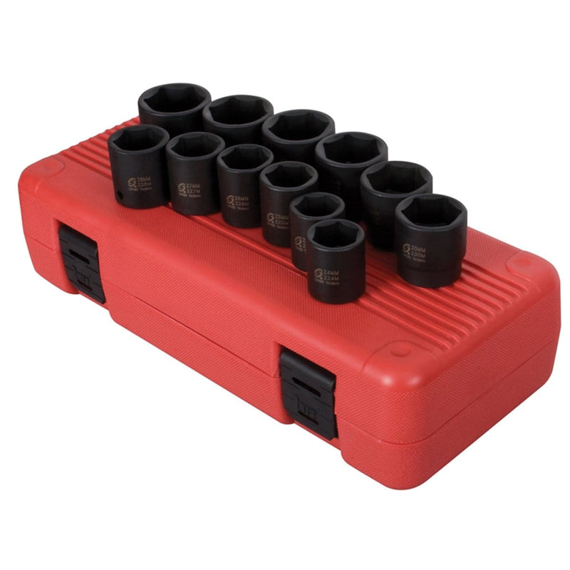 Sunex 2692 12-Piece 1/2 In. Drive Metric Impact - Pelican Power Tool