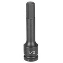 Grey Pneumatic 29134M 1/2" Drive x 13mm Hex Driver 4" Length - Pelican Power Tool