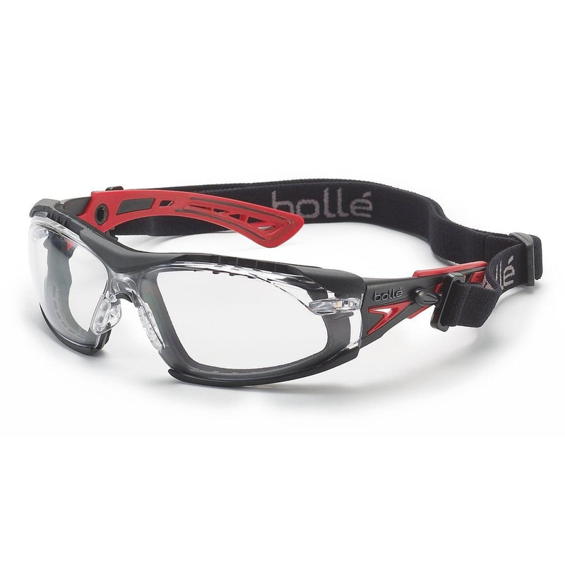 Bolle Safety 40252 Safety Glasses Rush+ With Foam Kit Plat Asaf - Pelican Power Tool