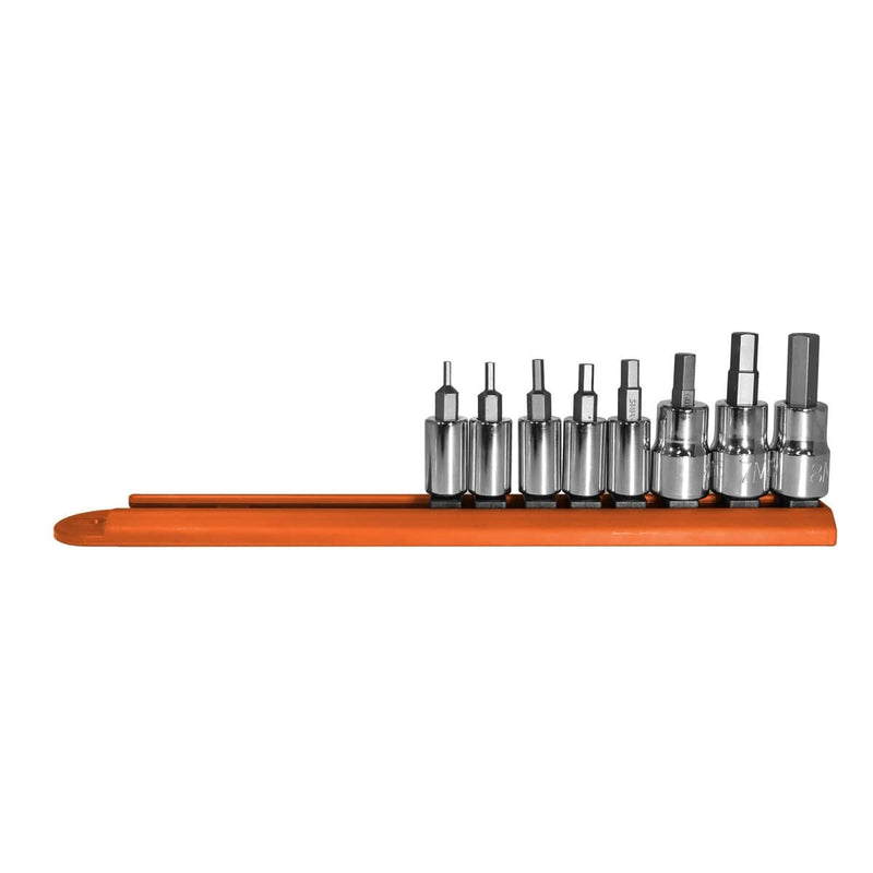 Mayhew 16019 8 Pc Metric Hex Socket Bit Set - Pelican Power Tool