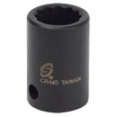 Sunex 312Z 3/8 In. Drive 12-Point Impact Socket, - Pelican Power Tool