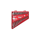 Milwaukee 48-22-9415 15-Piece MAX BITE Combination Wrench Set - SAE, Open-End Grip, I-Beam Handle - Pelican Power Tool