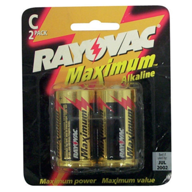 Rayovac 814-2 Alkaline C Cell Btry 2Pack - Pelican Power Tool