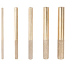 K Tool International DFP/5B/ST Drift Brass Punch Set, 5 Piece - Pelican Power Tool