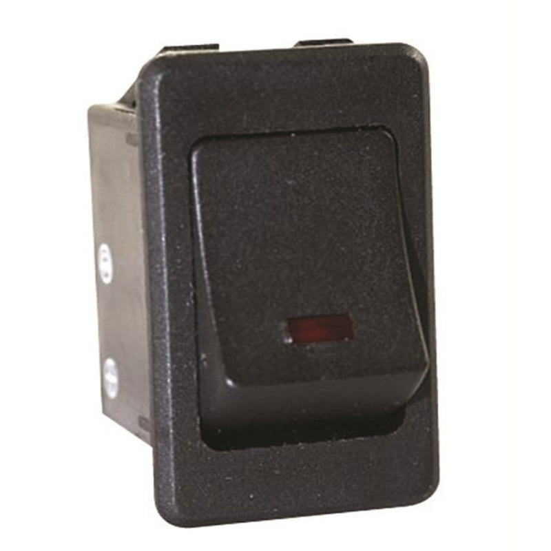 The Best Connection 2609F 16 Amp 12V Black Rocker Switch - Pelican Power Tool