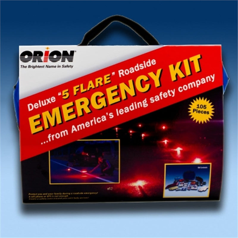 ORION SAFETY PRODUCTS 8902-5 Orion Deluxe 5 Flare Roadside Emergency Kit - Pelican Power Tool